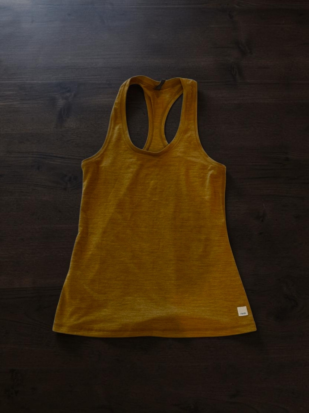 Vuori Women's Luxe Performance Racerback Tank Top - Mustard
